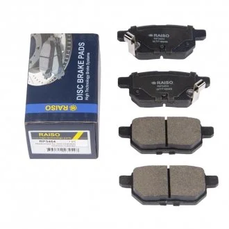 Колодки гальмівні диск. зад. Corolla/Yaris 05- Raiso RP3454