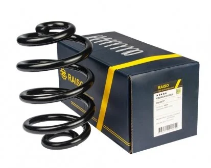 Фото 1 - пружина задня BMW 3 (E46) 99-07 (243*15*143) Raiso SR164TP Пружина задня BMW 3 (E46) 99-07 (243*15*143) Raiso SR164TP (фото 1)
