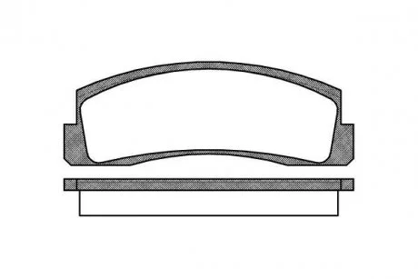 Гальмівні колодки перед. VAZ 2121 Niva REMSA 010300