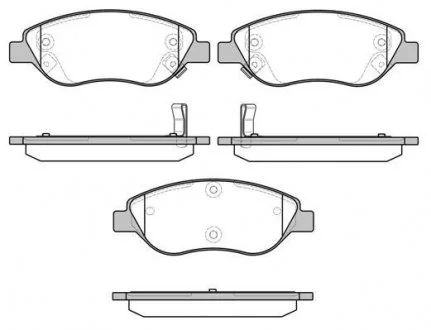 Тормозные колодки REMSA 086012