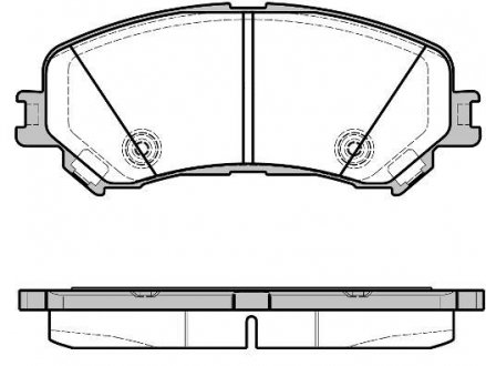 Колодки гальм передн. Espace 1,6dCi 15- REMSA 1318.20