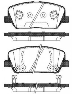 Тормозные колодки REMSA 1398.02