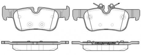 Колодки гальмівні дискові BMW REMSA 157300 (фото 1)