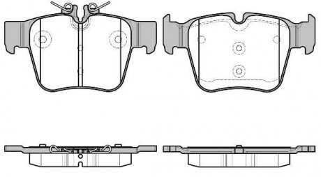 Колодки гальмівні задні W205 REMSA 169700