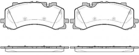 Колодки гальмівні передні Q7 15- REMSA 174400