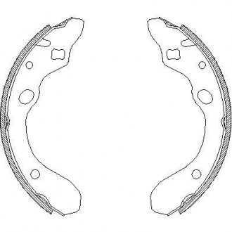 Гальмівні колодки (набір) REMSA 4147.00