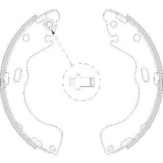 Колодки гальмівні барабанні PREMACY 99- 229X43 REMSA 421000