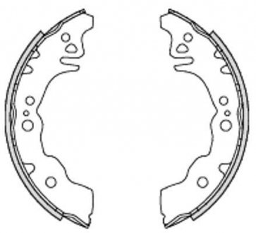 Колодки гальмівні барабанні задн. JUSTY IV 1.0 (M300) 07-, DAIHATSU MATERIA (M4_) 1.5 ECO 4WD 06- REMSA 423000