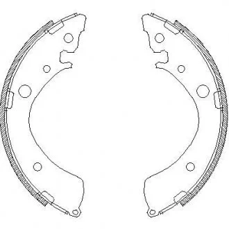 Тормозные колодки.) REMSA 436701