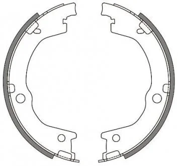Колодки гальмівні барабанні Trajet REMSA 464400