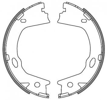 Колодки гальмівні барабанні Optima 12-, HYUNDAI Grandeur REMSA 465700