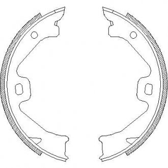 Колодки гальмівні барабанні задні 75 2.0 CDTi 03-05 REMSA 470400