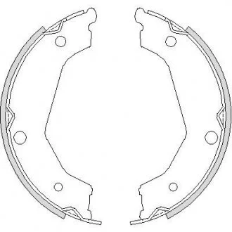 Колодки гальмівні барабанні KIA Sorento 02- REMSA 473200