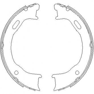 Колодки гальмівні барабанного типу Cherokee REMSA 474700
