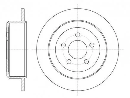 Гальмівний диск REMSA 6127100