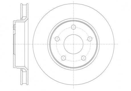 Гальмівний диск REMSA 6136710