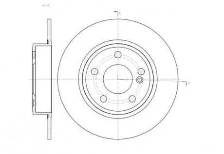 Тормозной диск REMSA 6146500