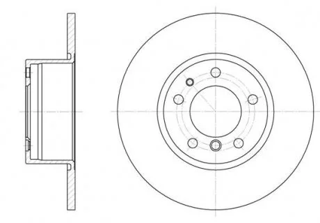 Тормозной диск REMSA 634700