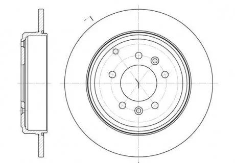 Гальмівний диск REMSA 669200