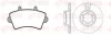 Комплект тормозов, дисковый тормозной механизм 881900 REMSA
