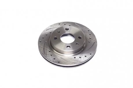 Диск гальмівний ВАЗ 2110 передній SPORT з перфорацією RIDER RD21103501070