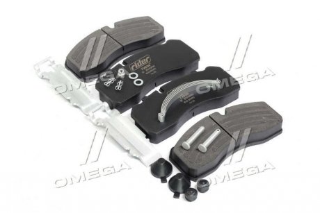 Колодка тормозов. диск. EKO-BRAKE (компл. на ось) BPW, IVECO, MAN 2000,TGM, MB ATEGO, SAF RIDER ST29095PRO