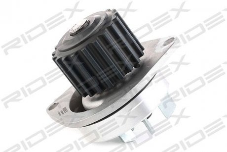Помпа воды Citroen Berlingo/C2/C3/C4/Peugeot 106/206/207/307/308/Partner 1.6 96- (19z) RIDEX 1260W0051