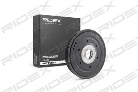 Шків колінвалу Citroen C1/C2/C3 1.4 D 02-13/Peugeot 107/206/307 1.4 HDI 98-12 (6PK) RIDEX 3213B0003