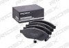 Колодки гальмівні (передні) Citroen Jumper/Fiat Ducato/Peugeot Boxer 06- (Brembo)/(з датчиком) RIDEX 402B0003 (фото 2)