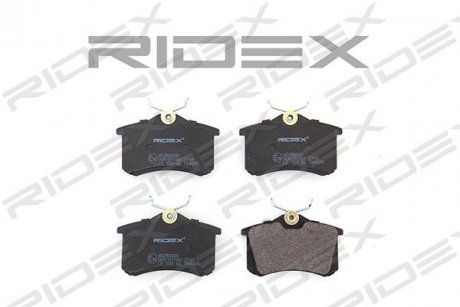 Колодки тормозные (задние) VW Caddy 04-15/Citroen Berlingo 96-11 (87x52.9x16.8) RIDEX 402B0029