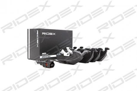 Колодки гальмівні (передні) VW Caddy 04- (з датчиком) Platinum RIDEX 402B0033
