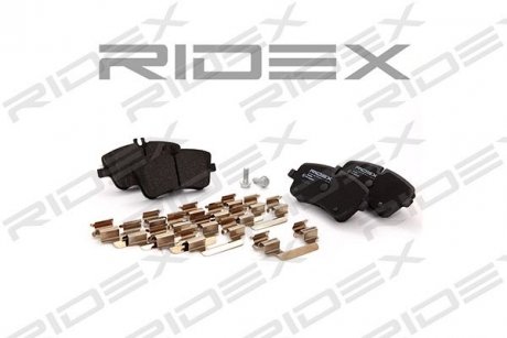 Колодки тормозные (передние) MB C-class (W203/CL203/S203)/CLK-class (C209)/SLK-class (R171) 00-11 RIDEX 402B0056