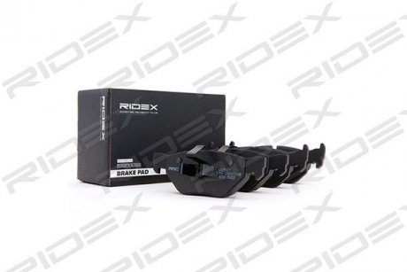 Колодки гальмівні (задні) BMW 1(E81/82/87)/3 (E90-E93)/X1 (E84) 03-13 (Teves) Q+ RIDEX 402B0071