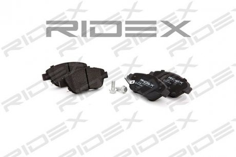 Колодки тормозные (передние) Fiat Doblo 01- (123x53.3x17.3) (с датчика) RIDEX 402B0080