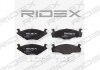 Колодки тормозные (передние) Seat Cordoba/Ibiza/Toledo 93-02/VW Caddy/Passat B2-B4 79-92/Golf 74-99 RIDEX 402B0089 (фото 1)