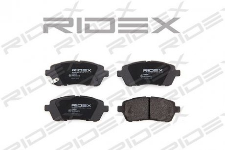 Колодки тормозные (передние) Ford Fiesta 08-/Mazda 2 07-15 (TRW) RIDEX 402B0129