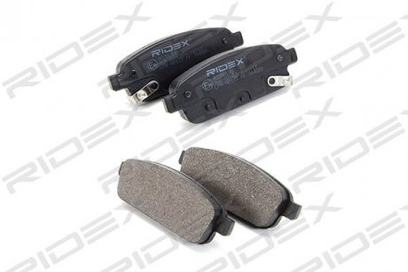 Колодки гальмівні (задні) Opel Astra J 09 - R16 (Ate) RIDEX 402B0193