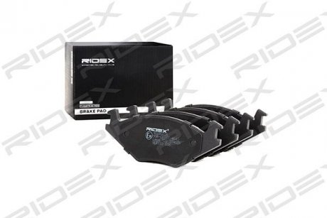 Колодки гальмівні (передні) Seat Cordoba/Ibiza 94-02/VW Golf/Jetta/Polo 81-94/Passat B1/B2 79-88 RIDEX 402B0226