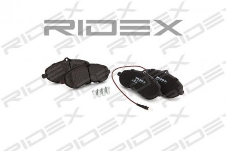 Колодки гальмівні (передні) Fiat Scudo/Citroen Jumper/Peugeot Expert 07- (з датчиком) RIDEX 402B0244