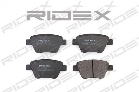 Колодки гальмівні (задні) Audi A1/A3/Skoda Octavia/SuperB/Yeti/VW Caddy/Touran/Golf/Passat B7/B8 04 RIDEX 402B0316