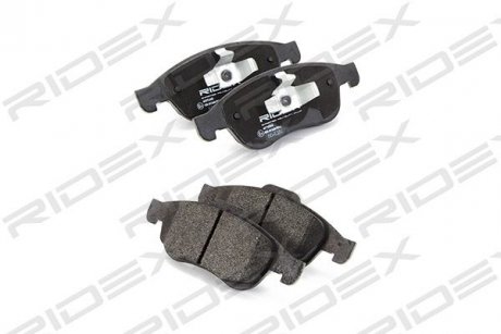 Комплект гальмівних колодок (передніх) Renault Fluence/Megane/Scenic 08- RIDEX 402B0343