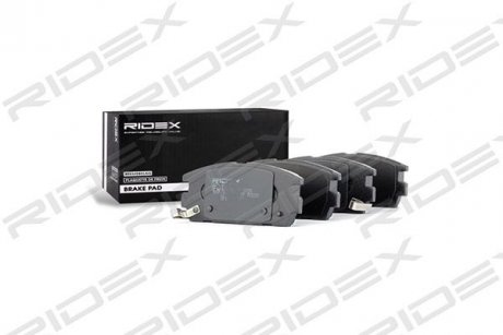 Колодки гальмівні (задні) Hyundai Terracan 01-06 RIDEX 402B0389