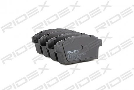 Колодки гальмівні (задні) Mazda CX-7 2.2-2.5/CX-9 3.5/3.7 06- (Akebono) RIDEX 402B0636