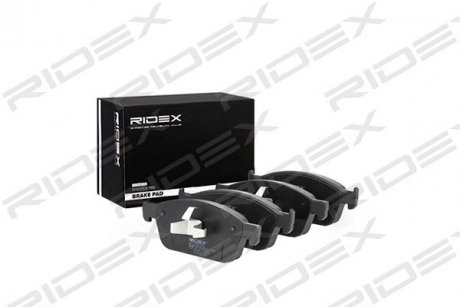 Колодки гальмівні (передні) Ford Kuga II/ Connect II 12- (Teves) Q+ RIDEX 402B1008