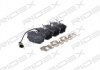 Колодки гальмівні (задні) VW T4 1.8-2.8 90-03 R15 (Lucas) Q+ (з датчиком) RIDEX 402B1193 (фото 1)