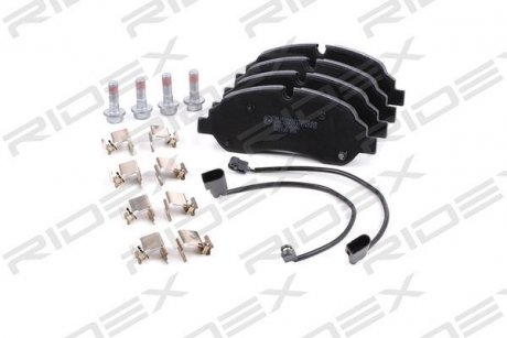 Колодки гальмівні (передні) Ford Transit 2.0-2.2 12- RIDEX 402B1238