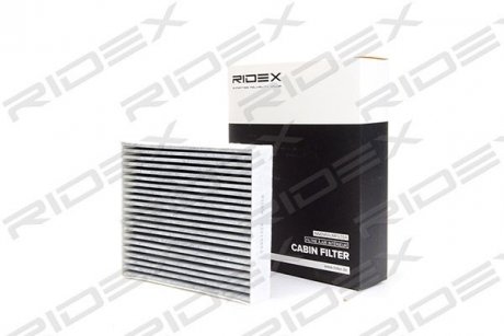 Фільтр салону Smart Roadster/Forfour 0.7-1.5 03-08 Mitsubishi Colt 1.1-1.5 04- (вугільний) RIDEX 424I0059