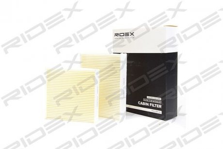 Фільтр салону Citroen C3/Peugeot 207/208 09- (к-кт 2 шт) RIDEX 424I0091
