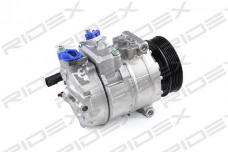 Компресор кондиціонера VW Caddy III/IV 1.6-2.0 TDI 03- / Crafter 2.5 TDI 06-13/ T6 2.0TDI 15- (6PK) RIDEX 447K0004
