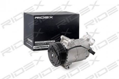 Компресор кондиціонера Nissan Qashqai/X-trail/Renault Megane/Scenic 1.6D/2.0D 05- RIDEX 447K0056